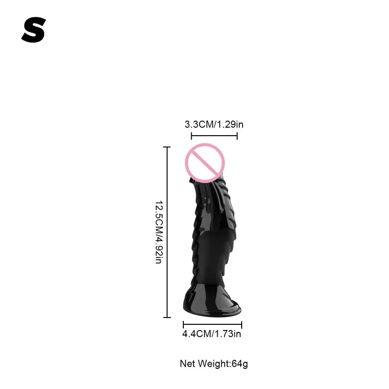 Dildo Kaca Spiral Bening Kristal dengan Dasar Cangkir Hisap Kuat Mainan Seks Vagina Anal Realistis Transparan untuk Pasangan Wanita Pria — image 11