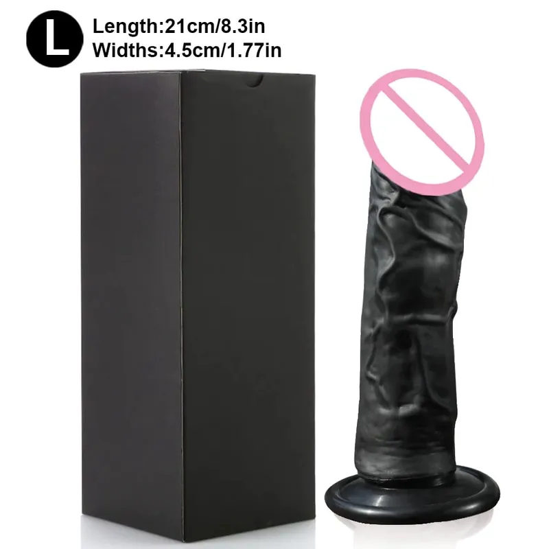 StrapOn Dildo For Women Anal Plug Penis with Suction Cup G-Spot Realistic Silicone Dildo Wearable Dick Adult Sex Toys Gode
