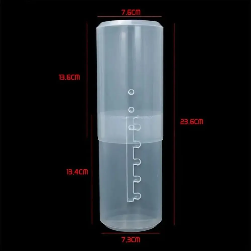New Transparent Adjustable Height PVC Makeup Brush Holder Display Storage Cup Organizer With Lid Dustproof Toiletry Package Box — image 6