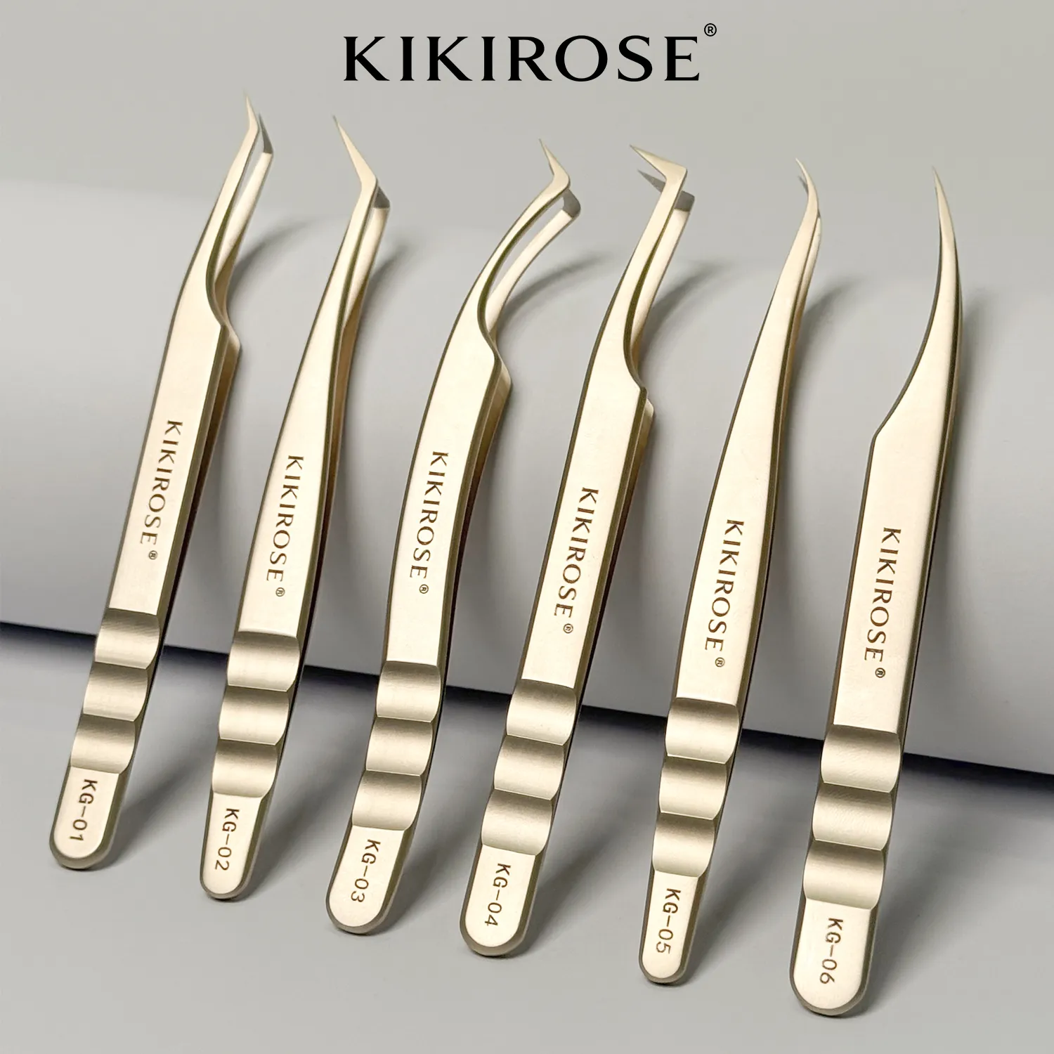 Applicateur de cils de précision, pincettes pour extensions de cils, cluster de faux-cils, outil de maquillage de Salon en acier inoxydable — image 1