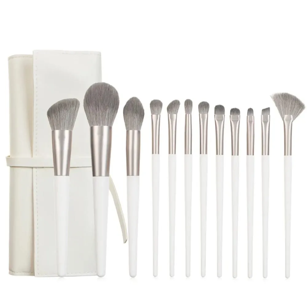 1-14 pezzi Pennelli per trucco Set di strumenti Kit di strumenti per pennelli per ombretto Eyeliner Pennelli per cosmetici Maquiagem Morbidi per la pelle — image 6