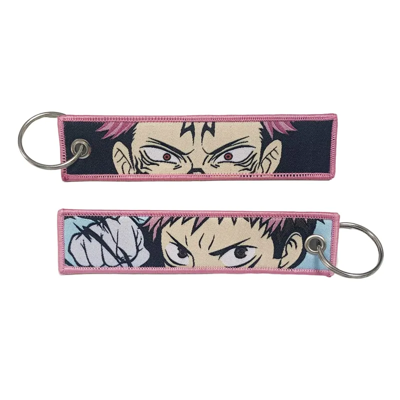 Embroidery Cool Eagle Beak Keychain Lanyard Anime Manga Series Badge Holder USB Pendant Portable Key Lanyard Accessories — image 34