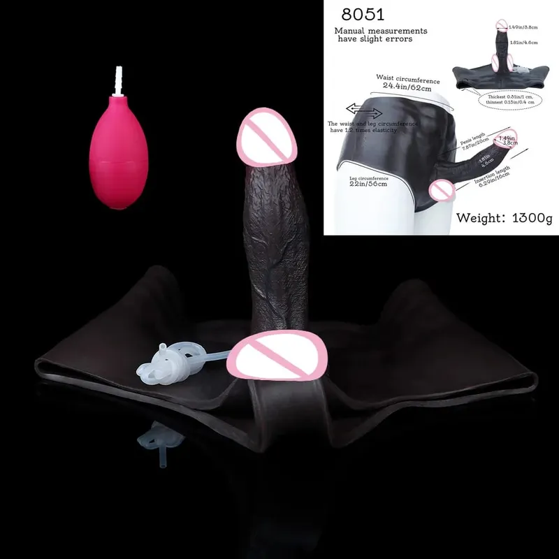 ซิลิโคน Anal Plug Squirting Dildo กางเกงกล้ามเนื้อหน้าท้อง Solid อวัยวะเพศชายช่องคลอด Anal Masturbator เพศของเล่นสำหรับหญิง — image 9