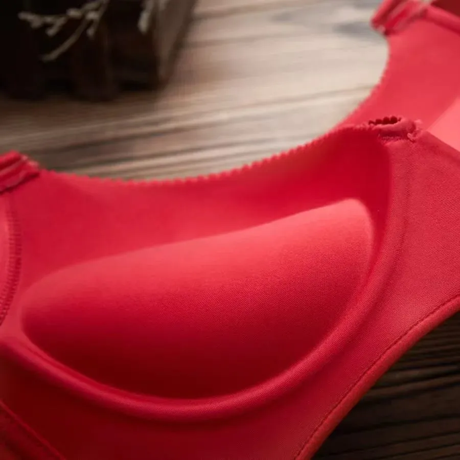 Sexy Wireless Push Up Bra No Steel Ring Seamless 8cm Thick Padded Lingerie for Women Comfort Adjustable Straps — image 5
