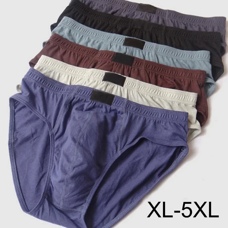 1PC Cotton Briefs Men's Comfortable Underpants Male Breathable Underwear Lingerie Panties Plue Size Xl -5XL — image 9