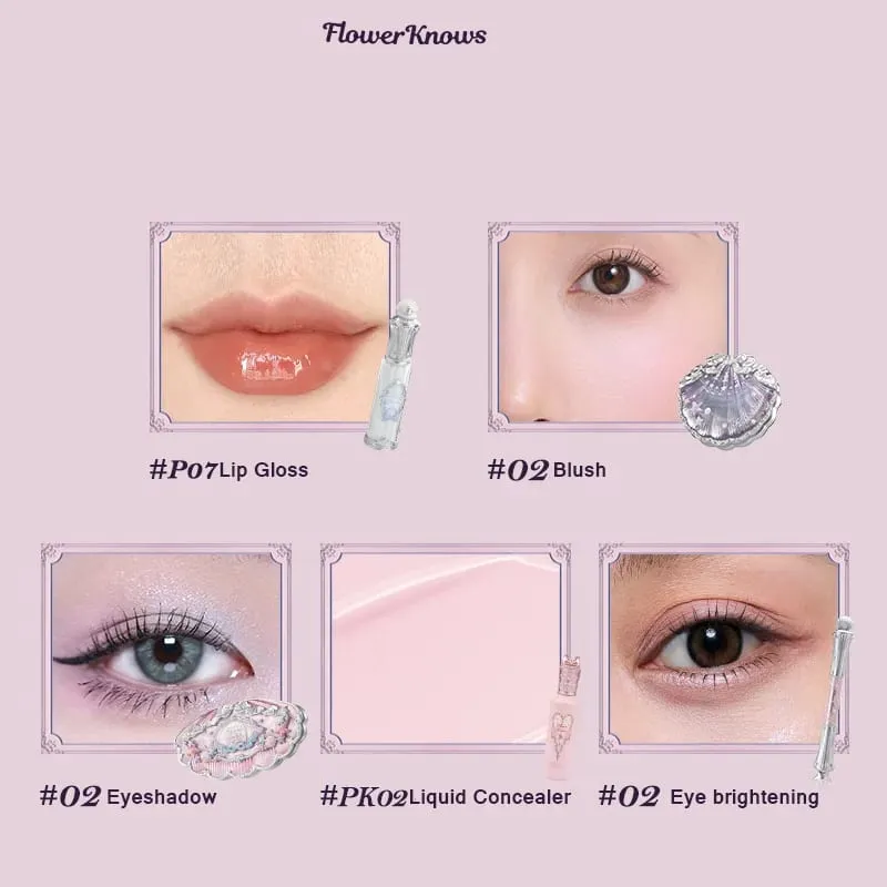 Flower Knows – coffret cadeau de maquillage, Kit de cosmétiques, ensemble complet, vernis à lèvres, ombre à paupières, fard à joues, correcteur liquide, tout-en-un, Flower Knows — image 9