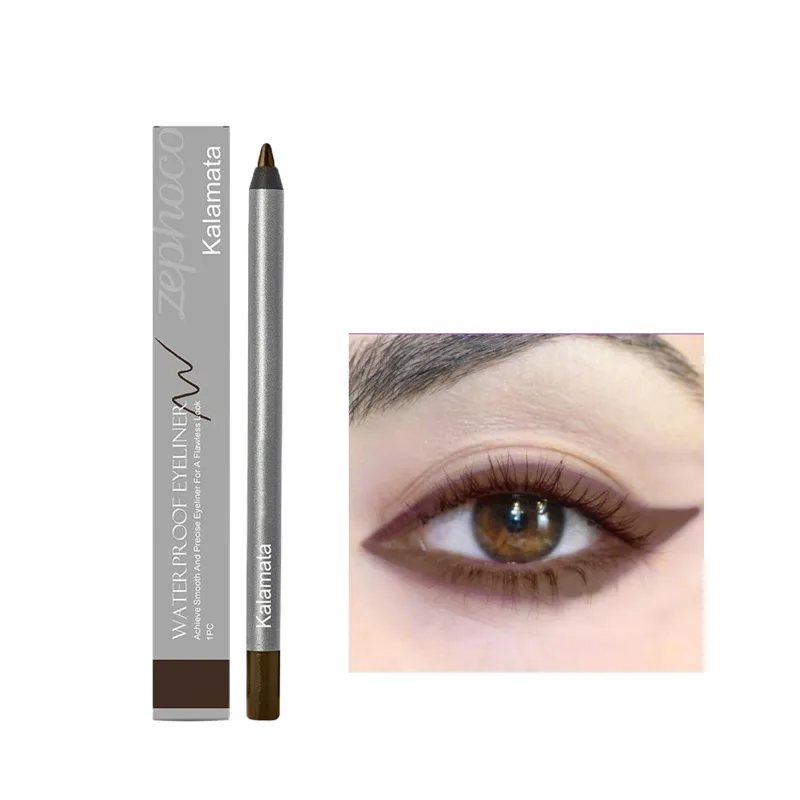 ปากกาอายไลเนอร์กันน้ำธรรมชาติ Outline Line Quick-Drying เริ่มต้น Eye แต่งหน้า Anti Smudge อายไลเนอร์แต่งหน้าเครื่องสำอาง — image 13