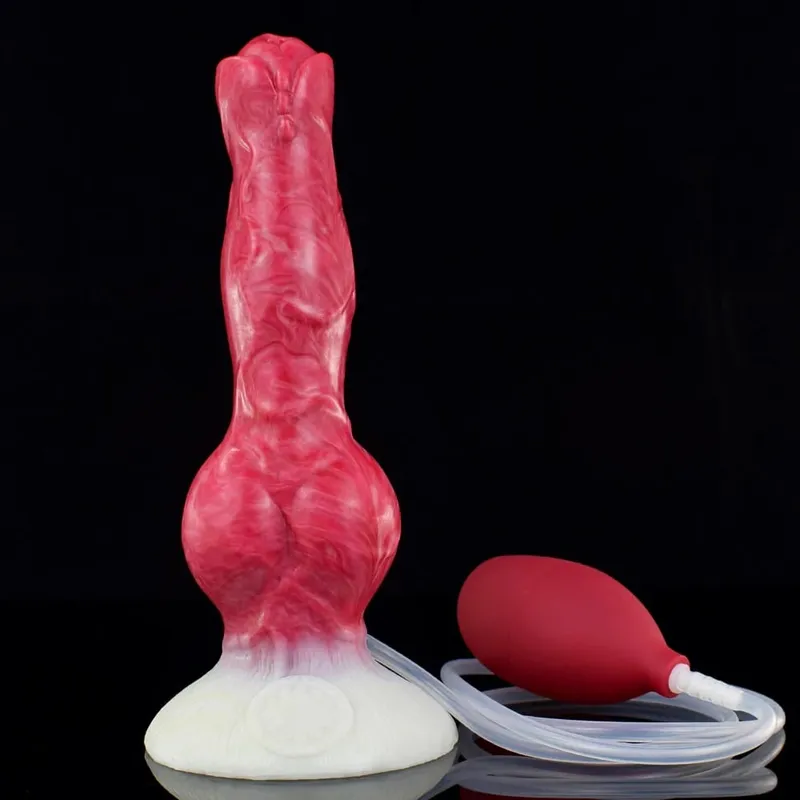 Ejaculation Anal Plug Dog Knot Dildo with Strong Sucker Vaginal Stimulation Squirting Penis Erotic Adult Sex Toys 18+ — image 9