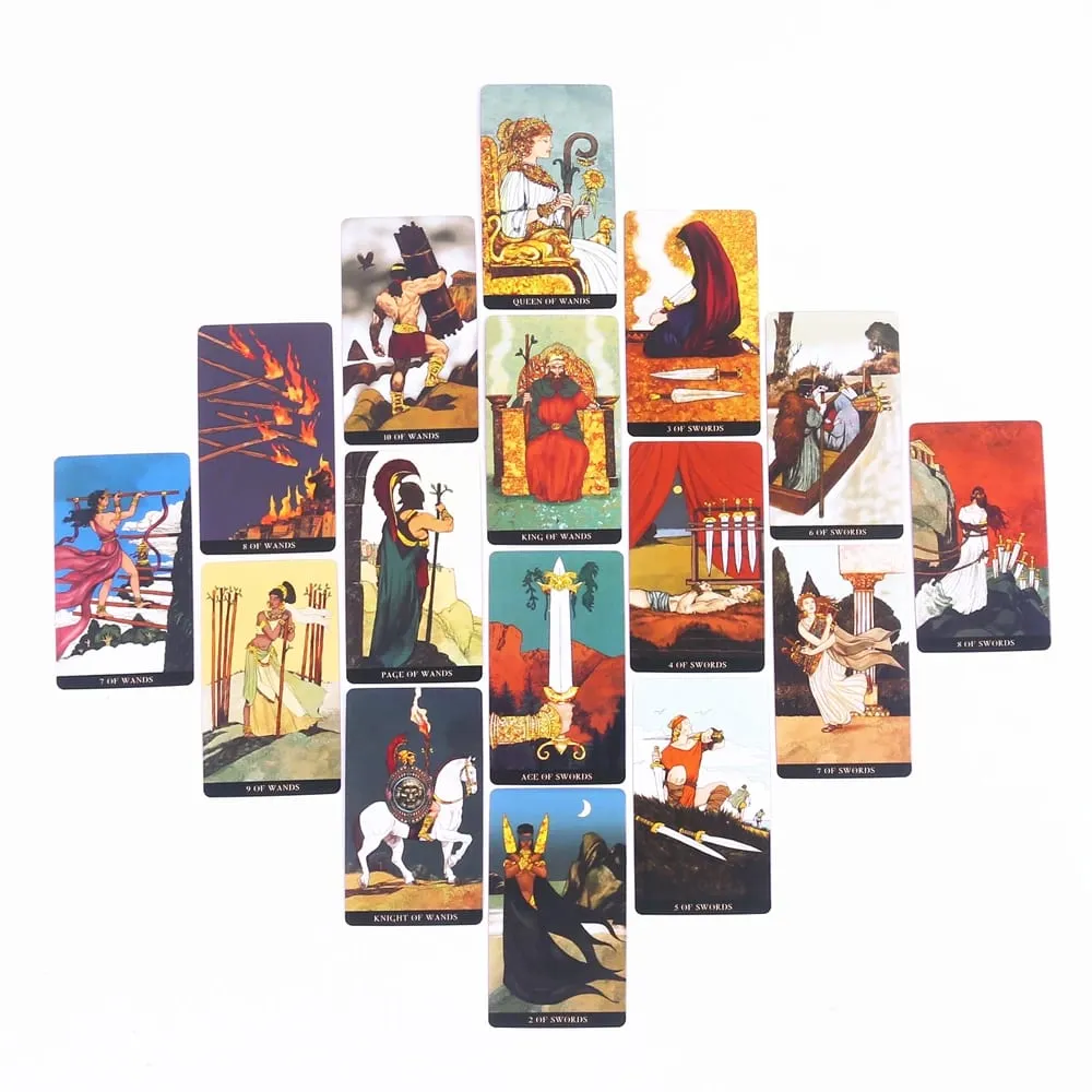 Circe Tarot, 78 Karten mit Anleitungsheft, Schicksals-Wahrsagerei, Tarotkarten, Wahrsagerei, Kartenspiele, Party-Brettspiel, 10,3 x 6 cm — image 5