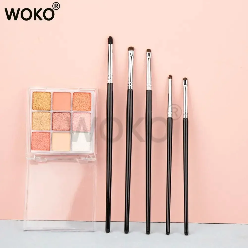 Small Smoky Liner Makeup Brushes Eyeliner Smudge Brush Precision Smudge Makeup Brush Horse Hair Eyeshadow Smudge Brush — image 2
