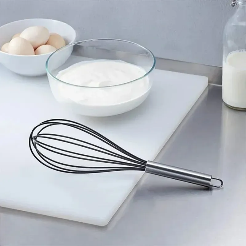 Frullino per le uova manuale da 10 pollici Frusta in acciaio inox Filo da cucina Palloncino Frusta Latte Frullino per le uova Miscelatore per uova Strumenti — image 2