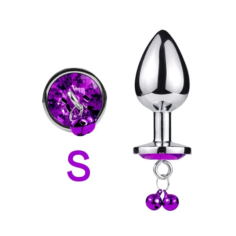 3 größen Metall Glocke-förmigen Anal Plug Traktion Kette Anal Massage Prostata Stimulation Massage Werkzeuge Erwachsene Sex Spielzeug Für paare — image 15