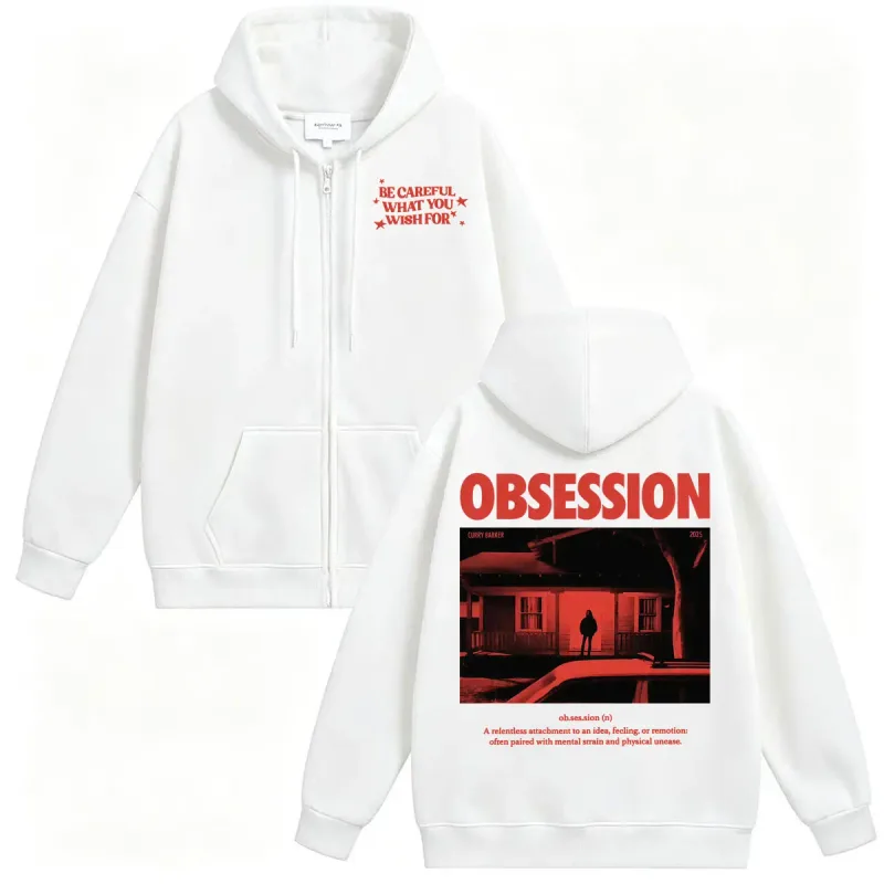 2026 Movie Obsession Sweatshirt Jacket Coats One Wish Willow Be Careful What You Wish for Eye Men's Fashion Retro Zip Up Hoodies — image 7