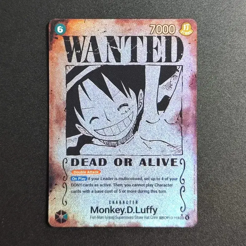 Proxy ONE PIECE CARD Luffy Shanks ACE Roger Teach Kaido Character Card Wanted Alternate Art English Collection Anime Cards — image 8