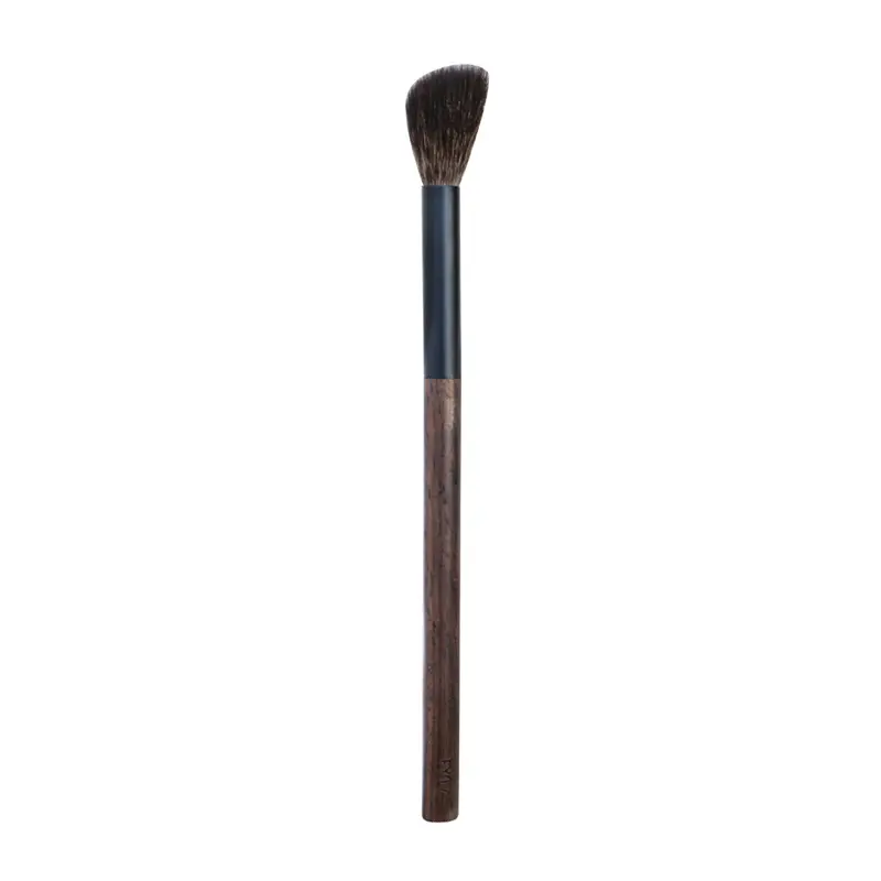 FY07 Profesionální ruční štětec na make-up Fluffy Blush Zvýrazňovač Štětec Jemné modré vlasy veverky Ebenové dřevěné štětce na make-up