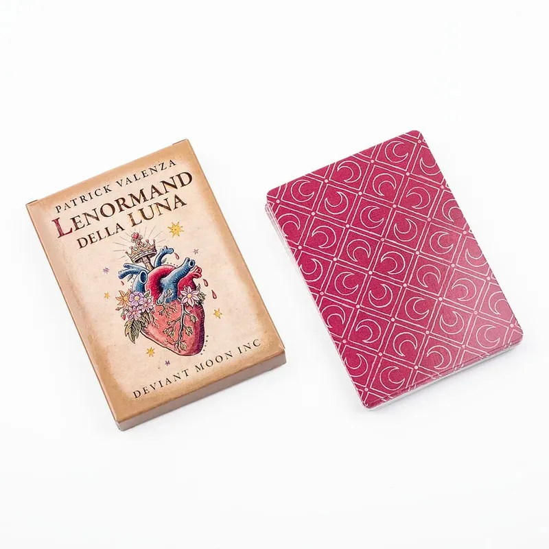 Lenormand Della Luna Tarot Deck 36 Cards Divination Oracle Cards for Fate Reading Party Game 10.2x7.3cm
