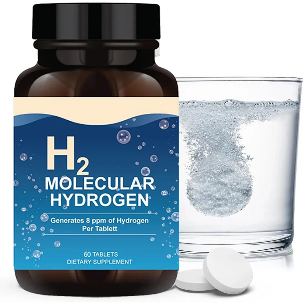 Tablet Air Hidrogen Molekul H2 Suplemen Hidrogen & Magnesium Menyokong Pengeluaran Tenaga Pemulihan Fungsi Kognitif — image 1