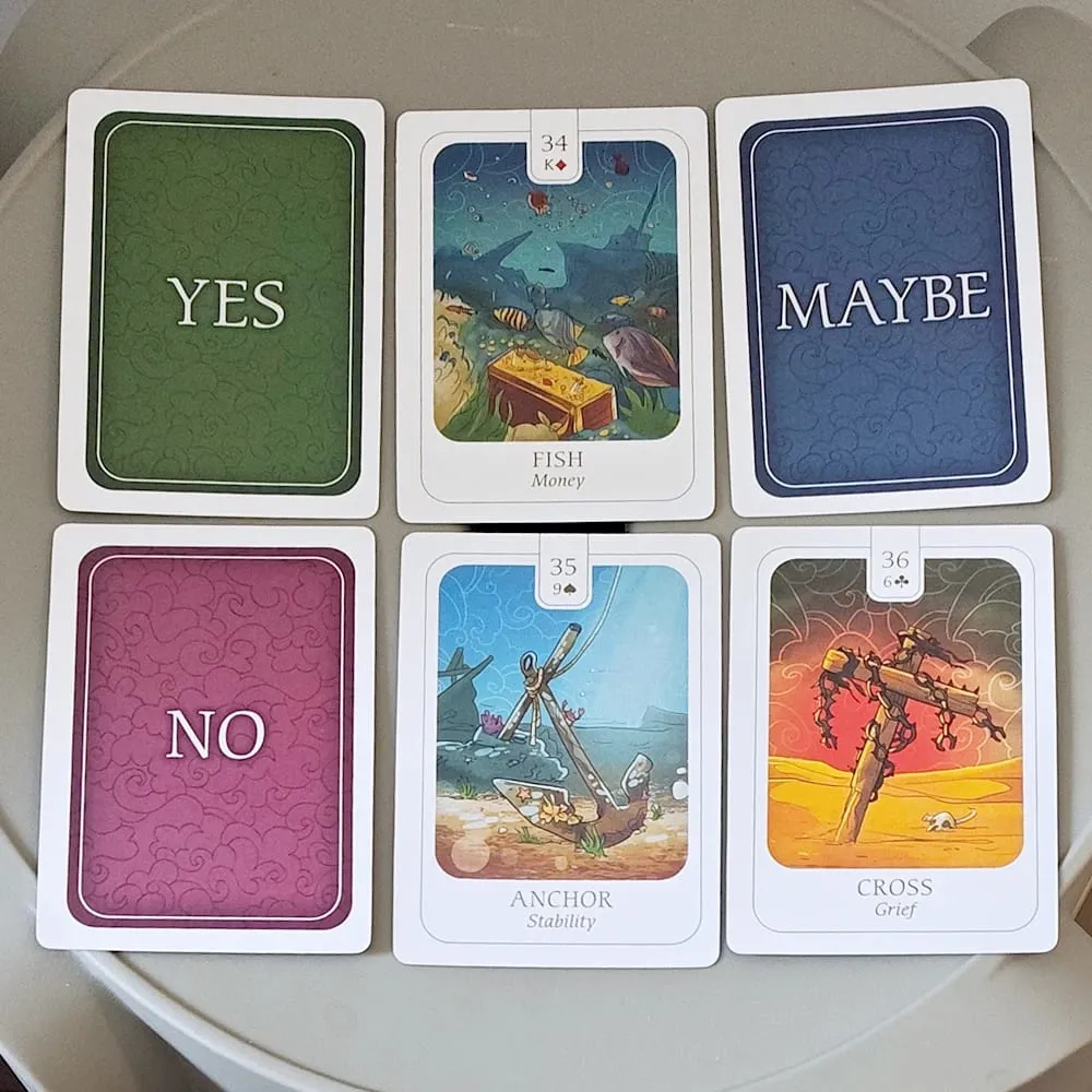 Semplicità Lenormand Deck 9*6 cm 41 pezzi Carte splendidamente illustrate con simbolismo significativo con carte Sì No Forse — image 4