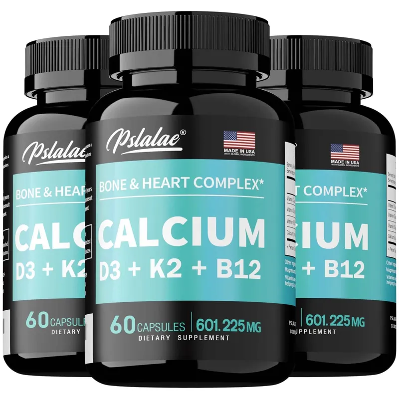 4-in-1 Calcium Supplement with Vitamin D3 K2 B12 - Supports Bones Teeth Heart and Immune System Function — image 11