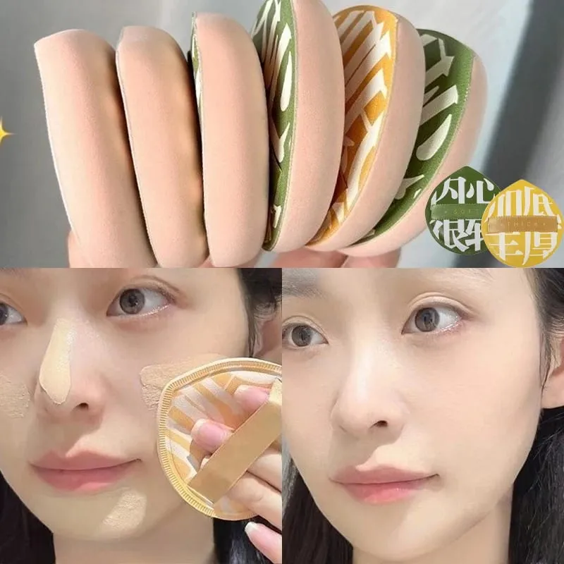 2026 Superหนานุ่มแต่งหน้าพัฟผ้าฝ้ายขนาดใหญ่กำมะหยี่แป้งพัฟLiquid Foundationฟองน้ำเครื่องสำอางเครื่องมือเปียกแห้งพัฟ — image 1