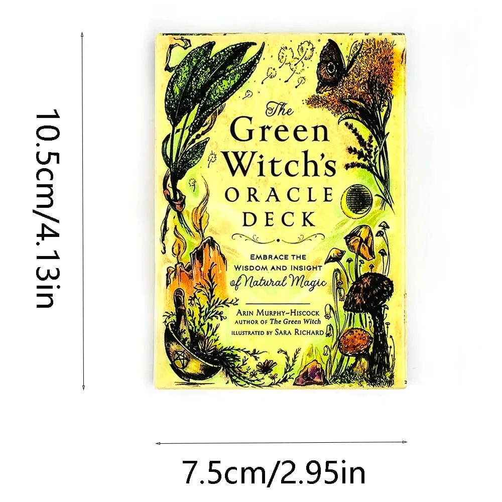 Le jeu Oracle de la sorcière verte embrasse la sagesse et la perspicacité de la magie naturelle série de sorcellerie de la sorcière verte cartes de Tarot — image 6