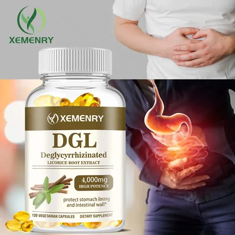 DGL Licorice Capsules 4000mg - ส่งเสริมการย่อยอาหารเพื่อสุขภาพช่วยเพิ่มความอยากอาหาร เติมพลังงานและเร่งการดูดซึม — image 2