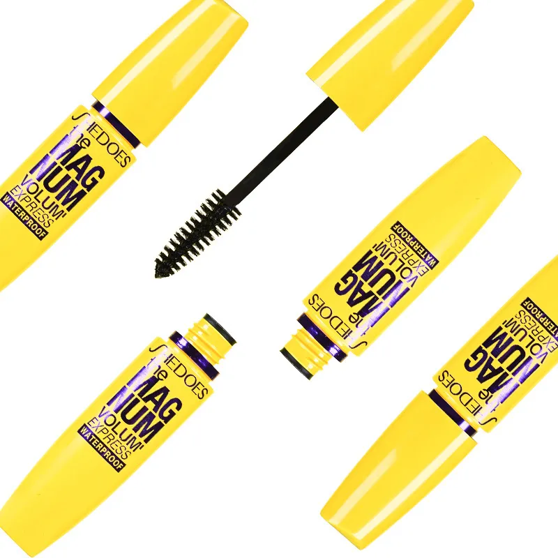 Yellow Mascara Waterproof Lengthening Curling Volumizing Natural Long-Lasting Smudge-Proof Eye Makeup Cosmetics — image 6