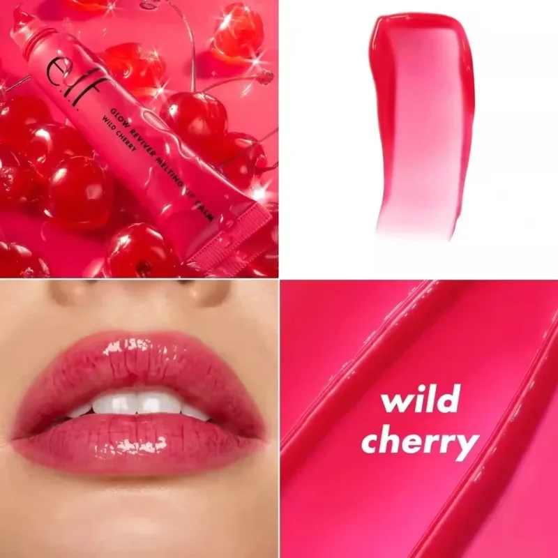Oblíbená značka Elf Portable Fruit Flavor Lesk na rty Tenké Hydratační Vyživující Regenerace Zlepšení linek na rty Tónovaný balzám na rty Kosmetický — image 14