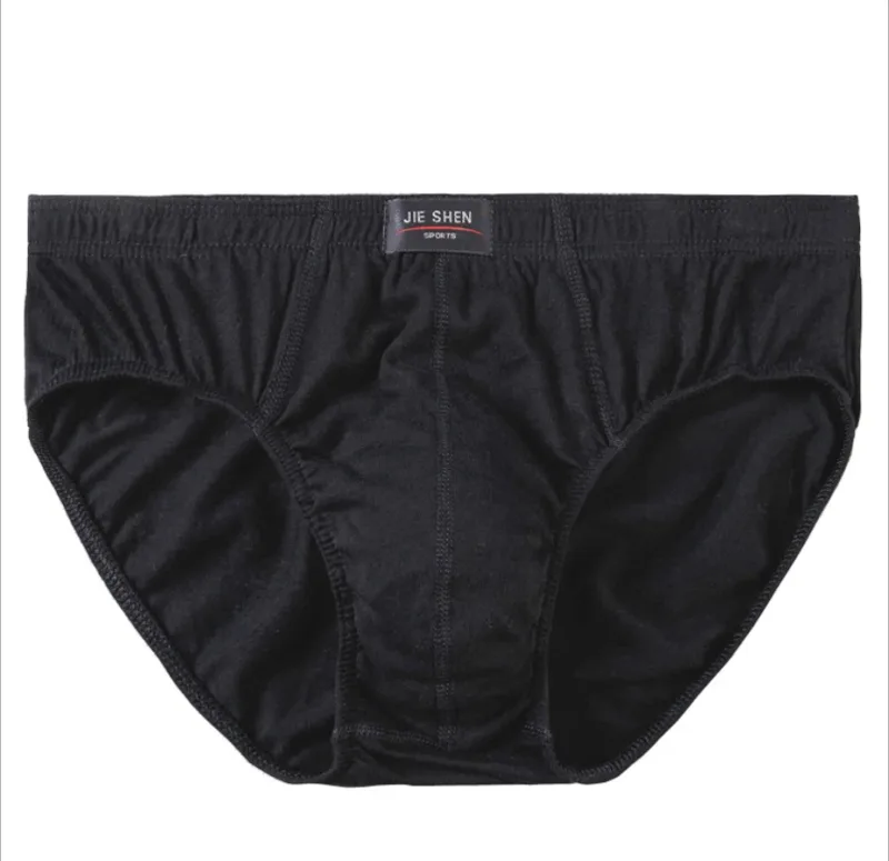 100% Cotton Briefs Mens Comfortable Underpants Man Underwear L/XL/2XL/3XL/4XL5pcs/Set Free Drop Shipping