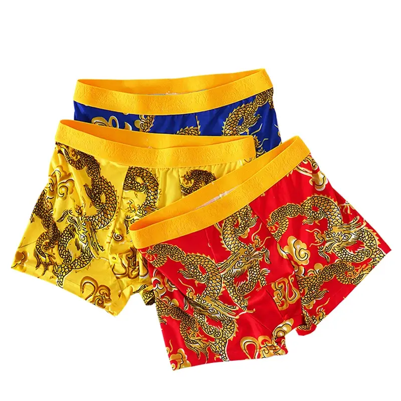 4 stks/set Mannen Ondergoed 3D Patroon Sexy Onderbroek U-vormige Bolle Pouch Mode Jongens Slipje Nieuwe Stijl Boxershorts mannen — image 8