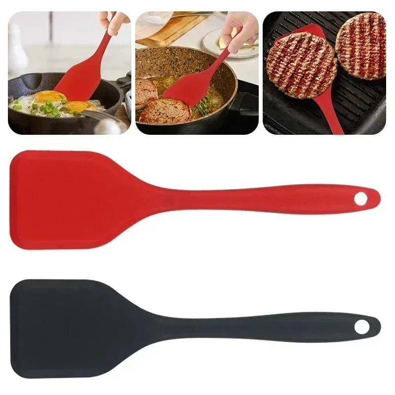 Silikon-Kochleckspatel, dichte Schaufel, gebratener Fisch, Omelettschaufel, Antihaft-Spatel, Küchenkochutensilien — image 2