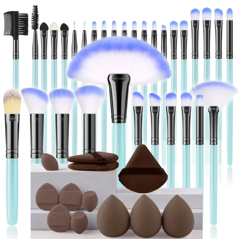 32Pc Makeup Brush Set Cosmetic Tools for Powder Eye Shadow Foundation Blush Blending Beauty Makeup Brush Kit for Makeup Starters — image 29