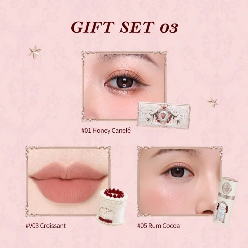 Το σετ δώρου μακιγιάζ Flower Knows Strawberry Cupid Collection περιλαμβάνει παλέτα μακιγιάζ+κρέμα χειλιών κέικ+υγρό ρουζ — image 4