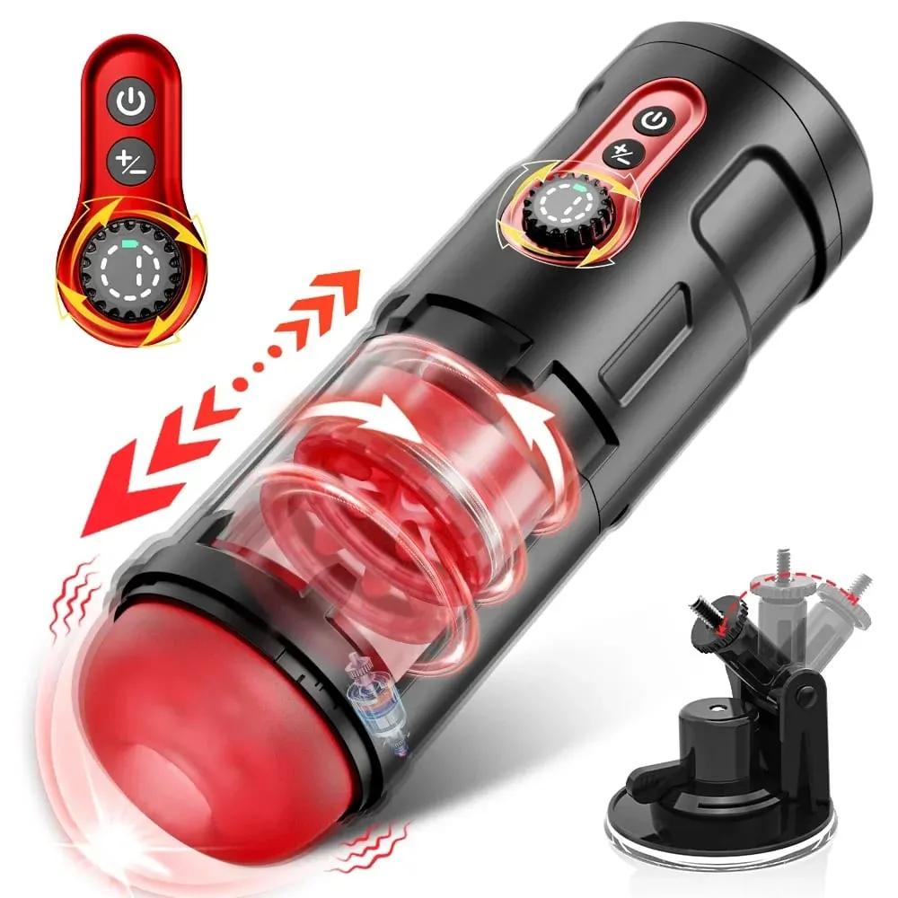 Automatischer männlicher Masturbator, Teleskop-Rotation, Saugmaschine, Kolben, Blowjob, Erwachsenenartikel, Mann, Masturbation, Sexspielzeug für Männer — image 1