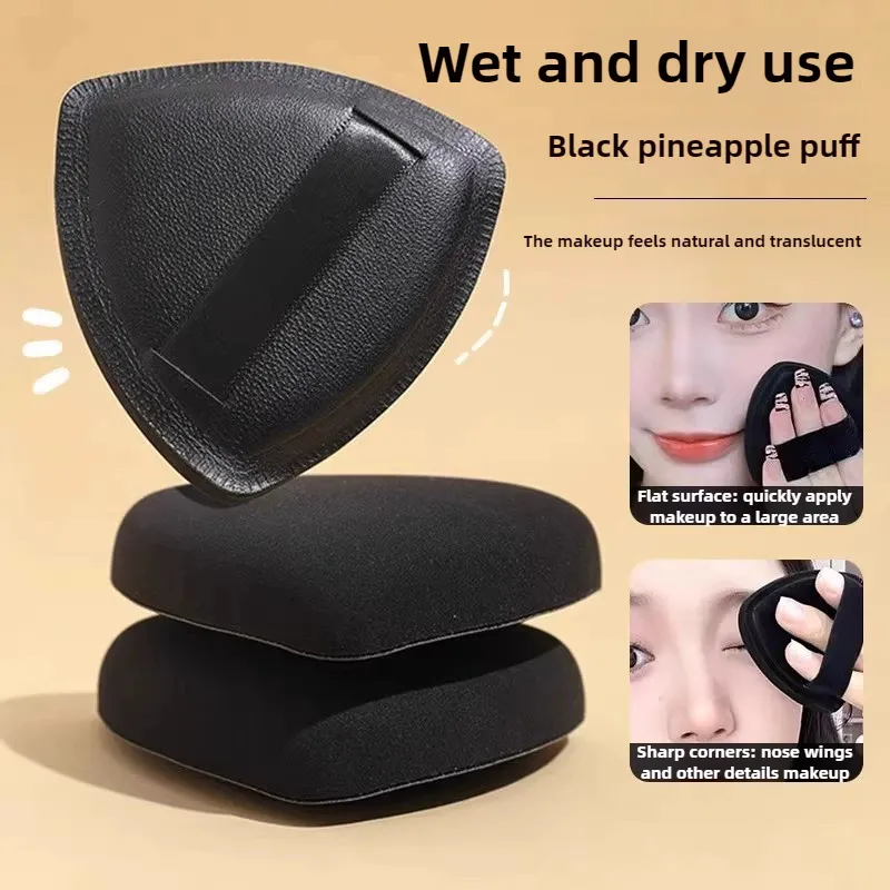 Ultratynd Foundation Brush Makeup Mixing Palette med Spatel Flad Face Contour Brush Kosmetisk Puff Blender Beauty Makeup Tools — image 3