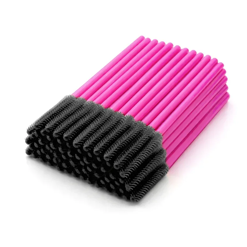 Pennello per ciglia in silicone Bacchette per mascara Applicatore Pettine per sopracciglia Asta Spoolies Pennelli per ciglia Forniture per estensione ciglia Strumenti per trucco — image 14