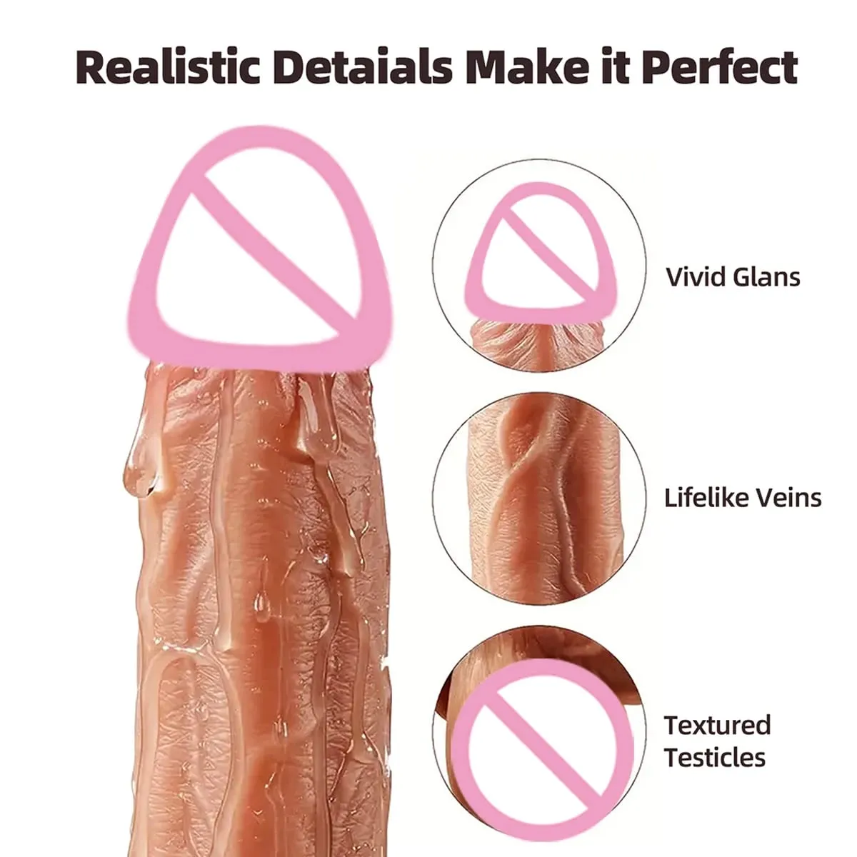 Vibrator Dildo Realistik Wayarles Jauh Berputar Cawan Sedutan Zakar G-spot Perangsang Kelentit Mainan Seks Teleskopik Bergetar Dildo — image 4