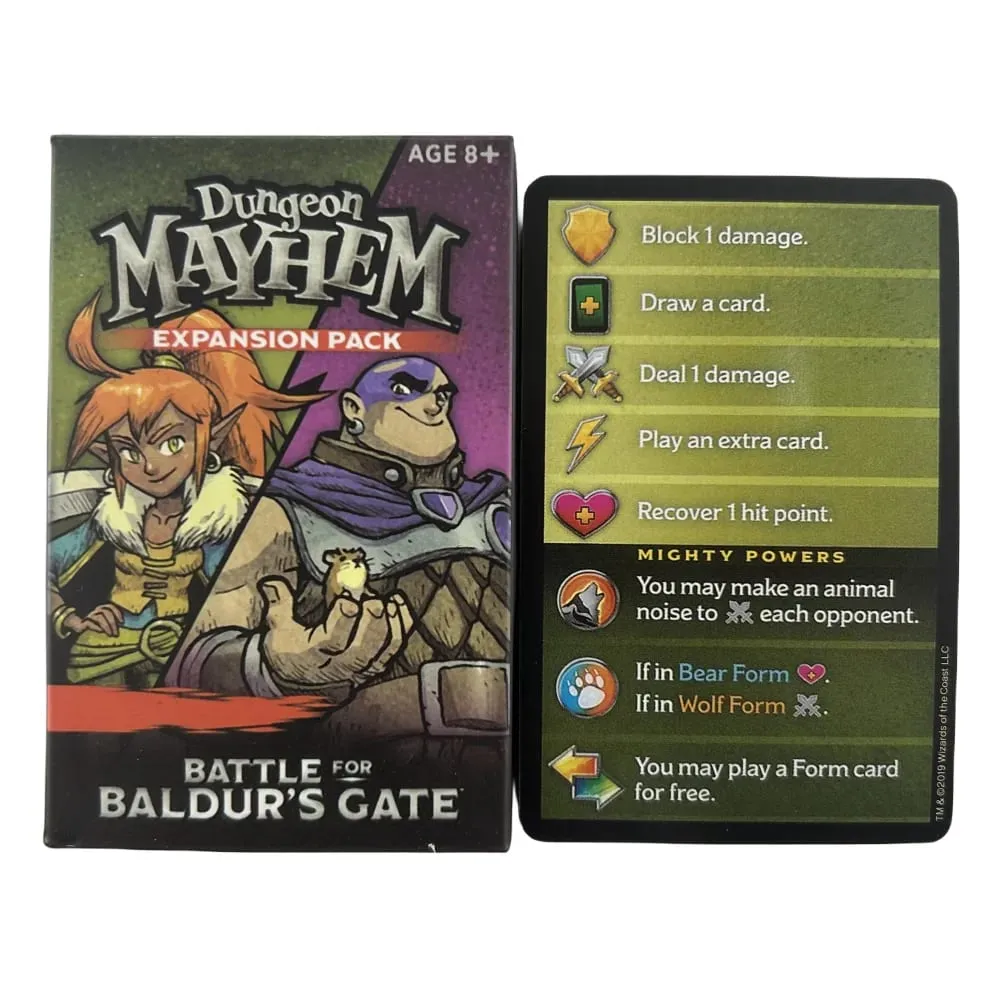 1 Stück Dungeon Mayhem ERWEITERUNGSPACK Familienspaß Brettspiel Spielkarten Familienparty Board Deck für — image 6