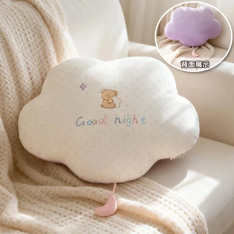 Nuovo farcito nuvola luna stella peluche cuscino morbido cuscino giocattoli per bambini bambino bambini ragazza regalo di Natale camera arredamento auto