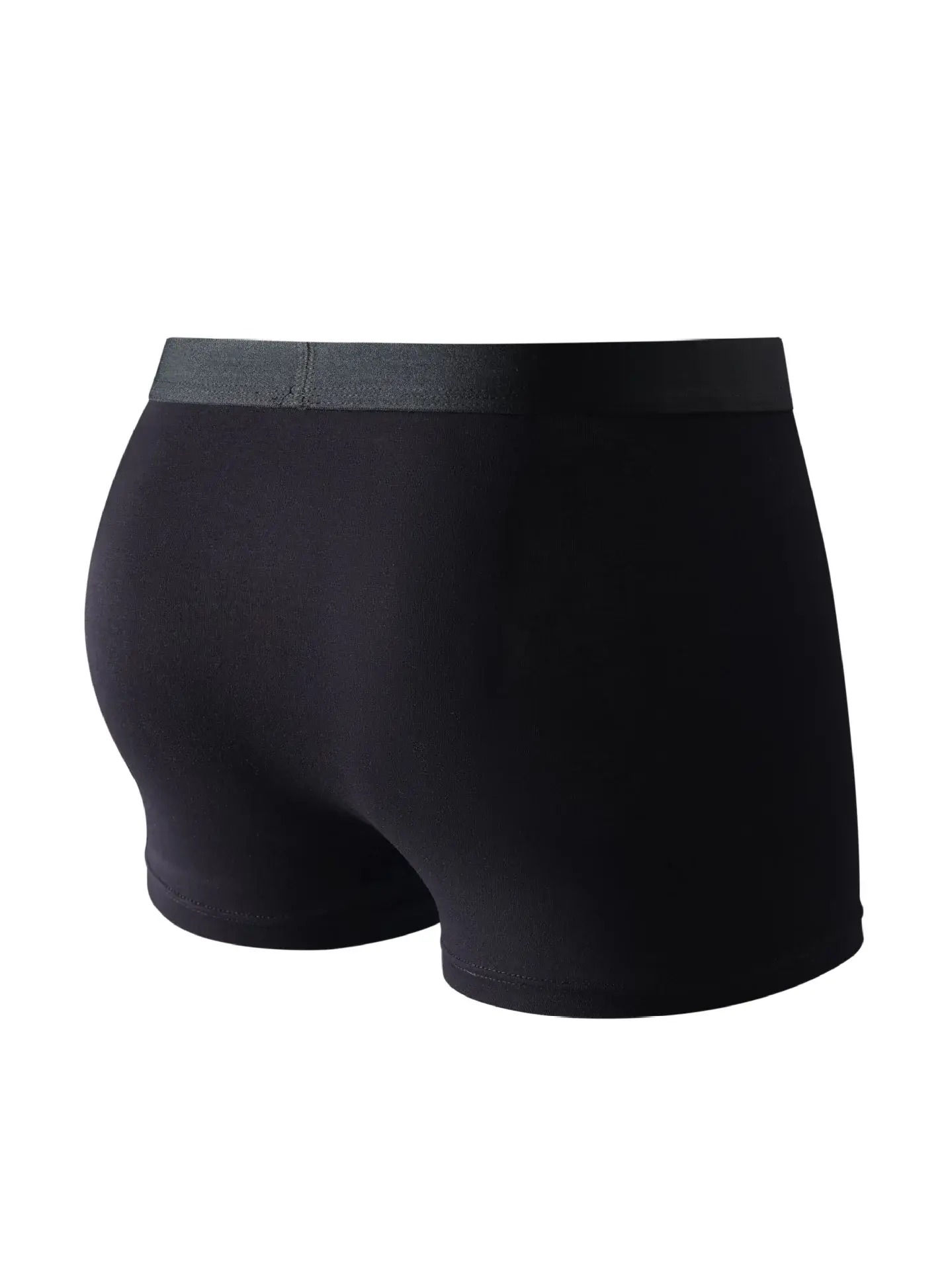 6 pezzi biancheria intima da uomo in fibra di bambù tinta unita boxer da uomo semplice pantaloncini in tessuto di alta qualità mutandine morbide e traspiranti — image 4