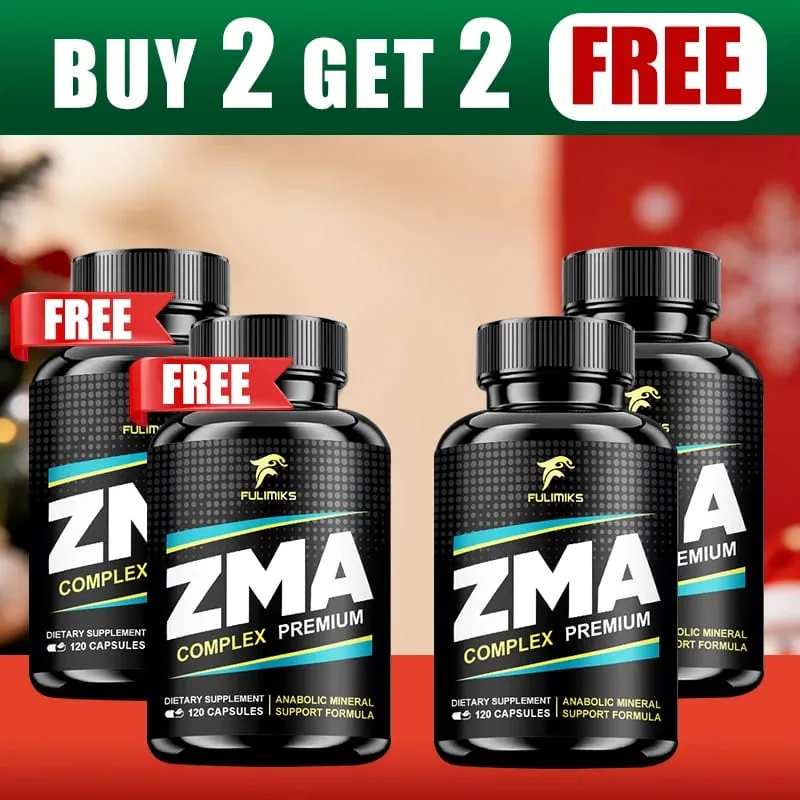 Buy 2 Get 2 Free! Easter Gift ZMA Supplements Capsules with Zin Vitamin B-6 Support Energy Brain Overall Health — image 2