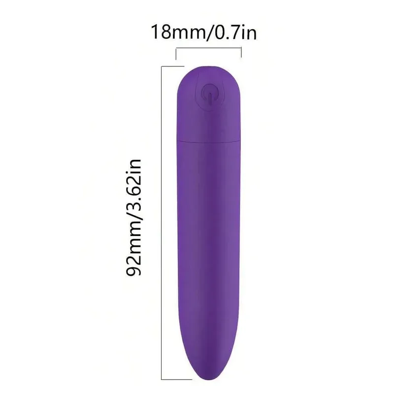 USB Şarj Edilebilir Kurşun Vibratör - Su Geçirmez Mini Güçlü Vibratör 10 Mod Klitoris G-Spot Stimülatörü Kadınlar için Seks Oyuncak — image 10