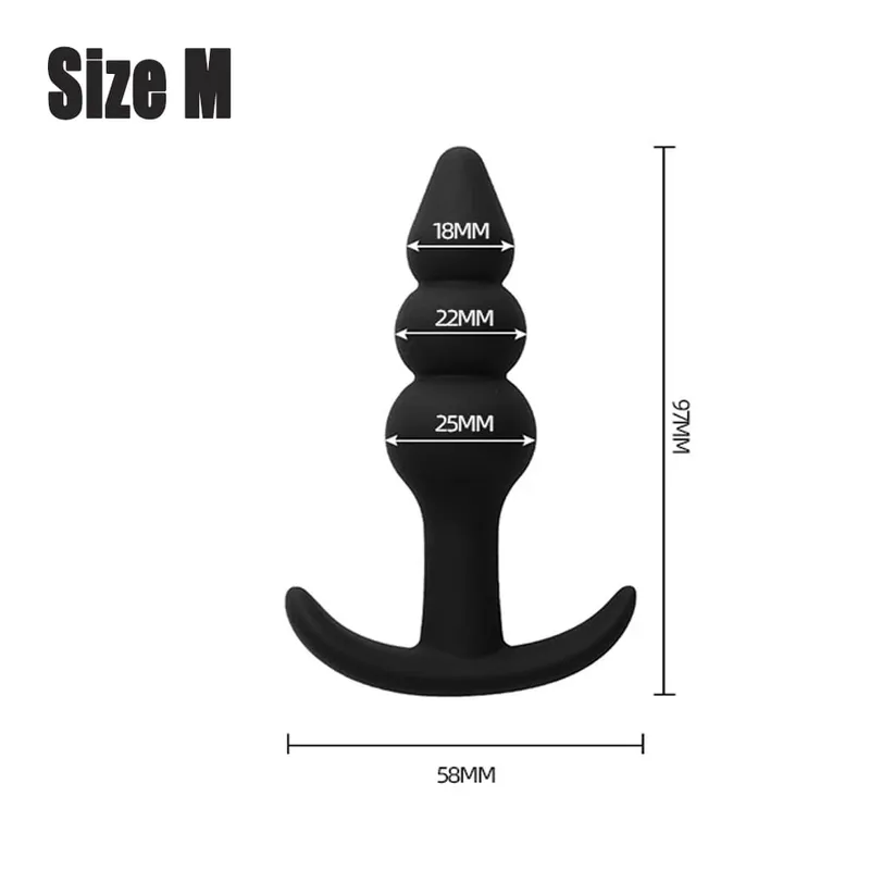 Silikonové dildo Anální kolíky Zarážka na tupo Dilatátor Masážní přístroj prostaty Vaginální stimulátor Sexuální hračky pro dospělé pro muže/ženy Trenér — image 8