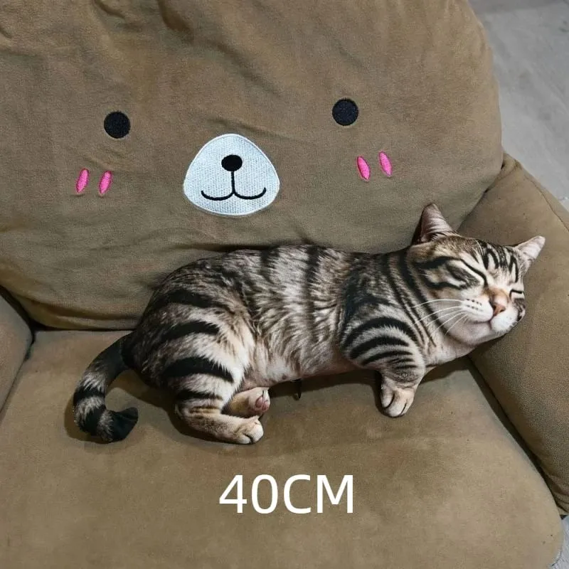 Oreiller en peluche 3D réaliste en forme de cochon, tissu doux et confortable, parfait pour la décoration de canapé, repos au lit, cadeau d'anniversaire pour enfants et adultes