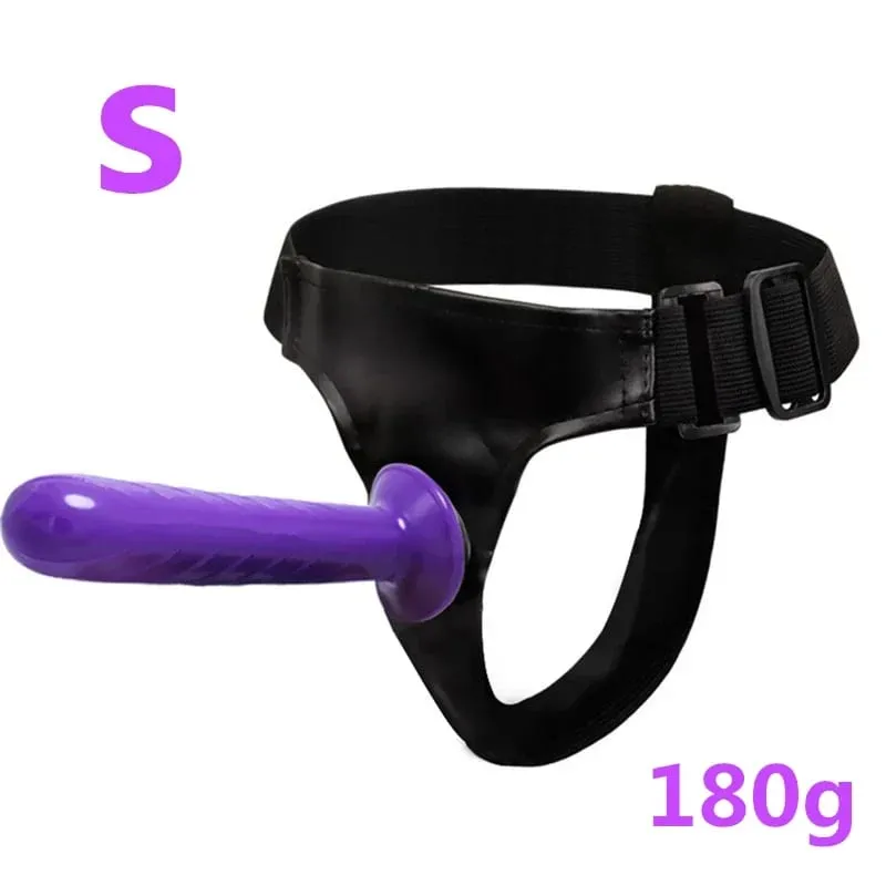 Strap On Big Dildo Vibrator Strapon Ultra Elastic Harness Belt Adult Sex Toys For Woman Lesbian Double Penis Realistic Dildos — image 16