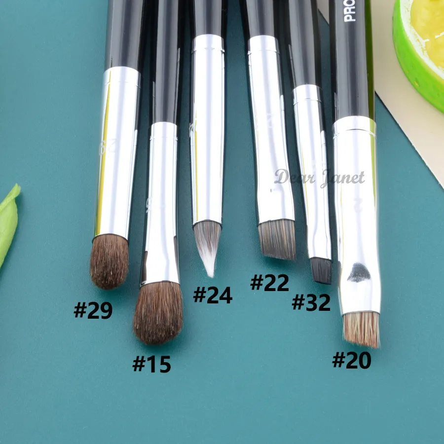 S series Pro makeup brushes big middle small size eye shadow eyebrow concealer highlight eyeliner Lip liner detail Make up brush