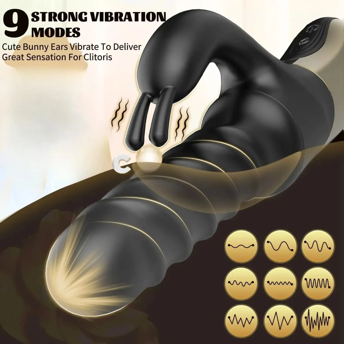 Nieuwe Vrouwen Rabbit Vibrator Roterende Stak Trillingen Clit G-spot Vaginale Tepel Stimulator Massager Vrouwelijke Masturbator Seksspeeltje — image 2