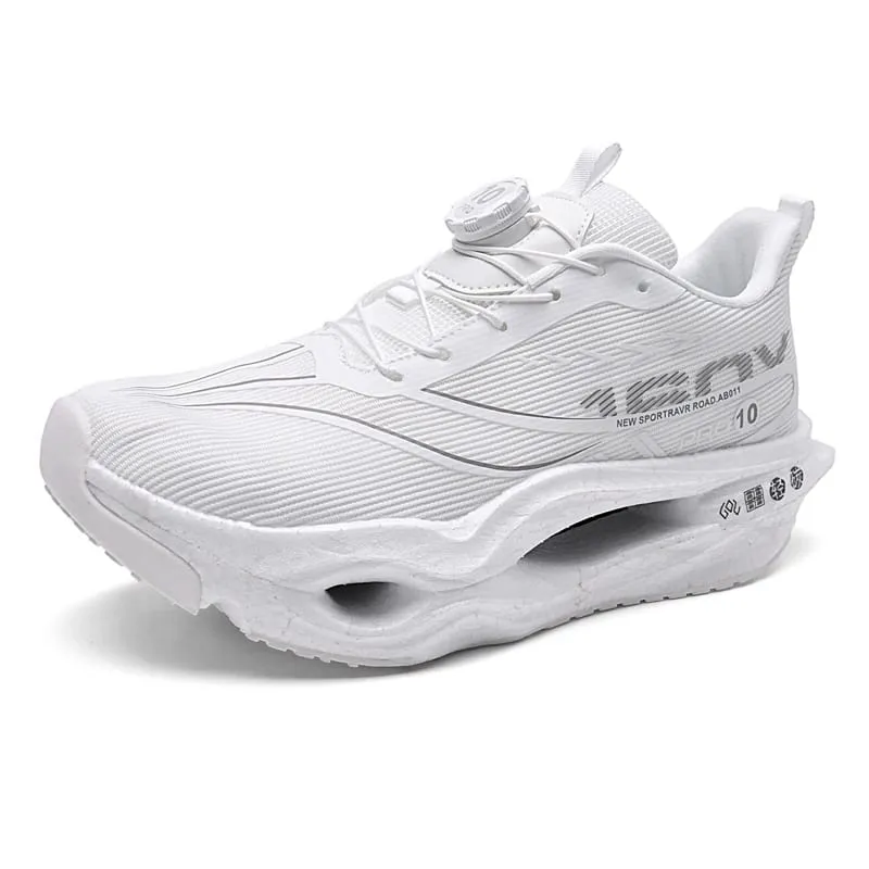Scarpe da corsa da corsa con piastra in carbonio antiscivolo da uomo cuscino elastico ultraleggero scarpe da ginnastica atletiche scarpe sportive da maratona per allenamento veloce — image 12