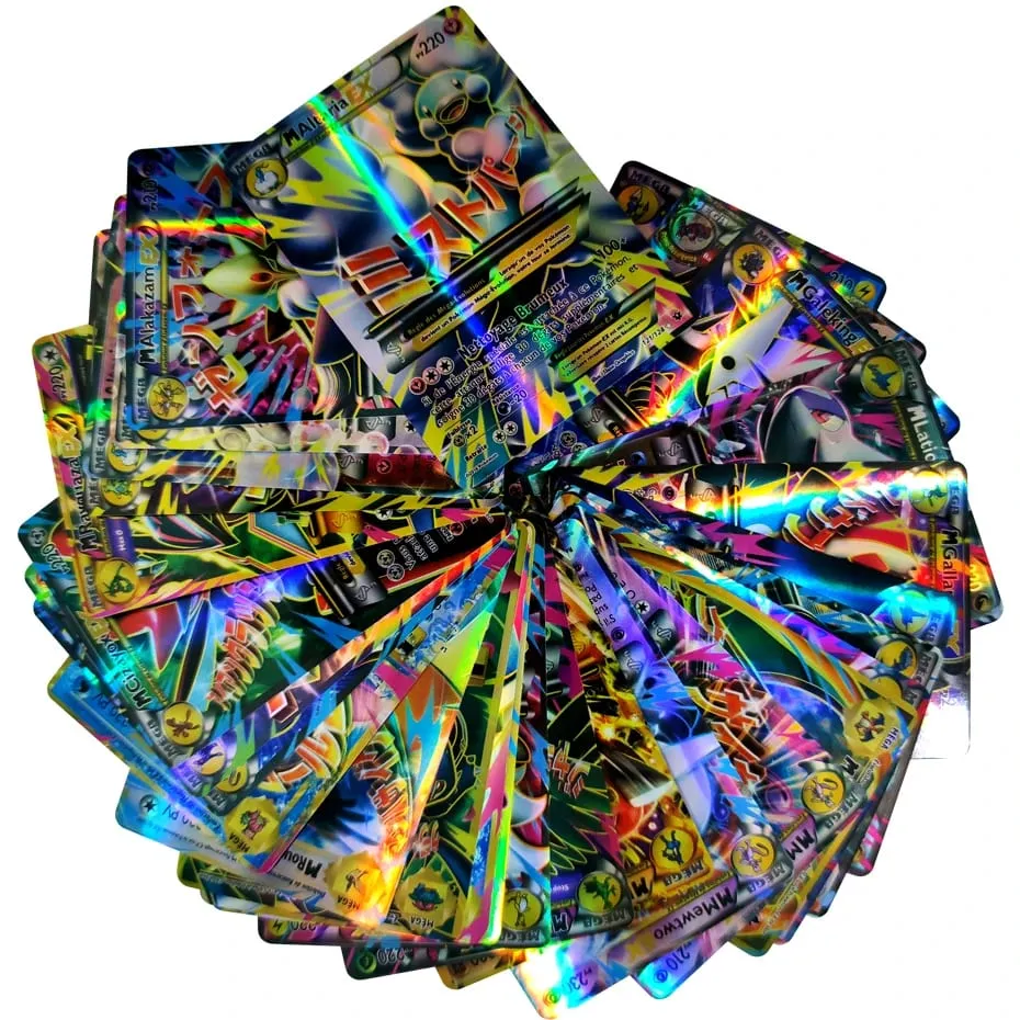 Cartes Pokemon VMAX V EX GX MEGA Version française, Collection de cartes, entraîneur de combat, jouets de noël pour enfants, cadeau — image 2