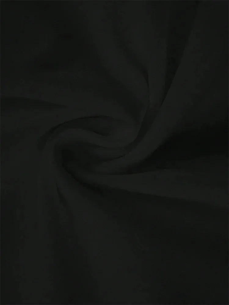 Damen-Bodysuit, einfarbig, Rüschensaum, ausgestellt, langärmelig, Herbst-Winter 2024, Rundhalsausschnitt, einfarbig, gerüscht, Slim-Fit, Strampler-Oberteil — image 6